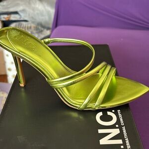 Green Dress Sandal Shoe